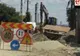 Conductă de gaze avariată de un excavator, la Rădăuți
