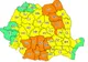 Cod portocaliu de ploi torențiale pentru județul Suceava