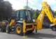 Un muncitor a spart cu buldoexcavatorul o coloană de gaz