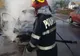 Un autoturism a luat foc în mers, la Spătărești VIDEO