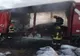 Un camion încărcat cu cărbuni pentru grătar a luat foc într-o parcare din Dornești FOTO