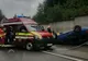Doi soți din Tulcea s-au răsturnat cu mașina în Pasul Mestecăniș FOTO