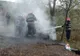 Mașină incendiată în Bălăceana