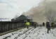 Incendiu violent în Vulturești (FOTO)