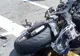 Motociclist fără permis, victimă într-un accident de circulație produs de el însuși