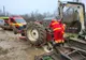 Tractor răsturnat! Un tânăr a fost surprins sub utilaj