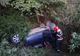 Accident rutier cu cinci răniți. O mașină a ieșit în afara părții carosabile, unde s-a răsturnat pe cupolă FOTO