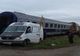 Accident la Gălănești. Un microbuz a fost lovit de tren FOTO