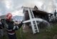 Incendiu puternic în comuna Vama. Au fost afectate două gospodării VIDEO
